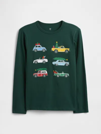 Gap Factory Kids Graphic T-shirt In Green