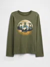 Gap Factory Kids Graphic T-shirt In Green