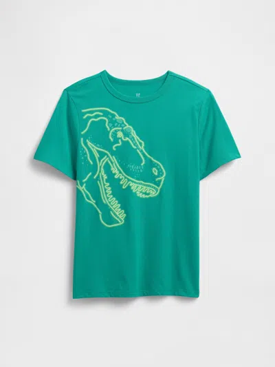 Gap Factory Kids Graphic T-shirt In Green