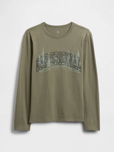 Gap Factory Kids Graphic T-shirt In Green