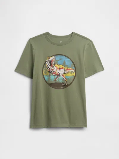 Gap Factory Kids Graphic T-shirt In Green