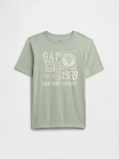 Gap Factory Kids Graphic T-shirt In Green