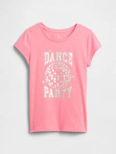 Gap Factory Kids Graphic T-shirt In Pink