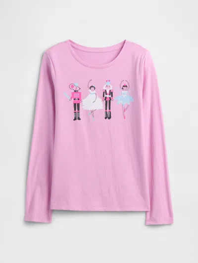 Gap Factory Kids Graphic T-shirt In Pink