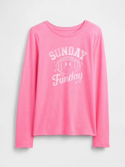 Gap Factory Kids Graphic T-shirt In Pink