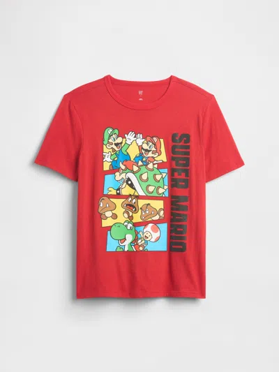 Gap Factory Kids Graphic T-shirt In Red