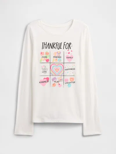 Gap Factory Kids Graphic T-shirt In White