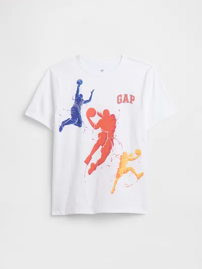 Gap Factory Kids Graphic T-shirt In White