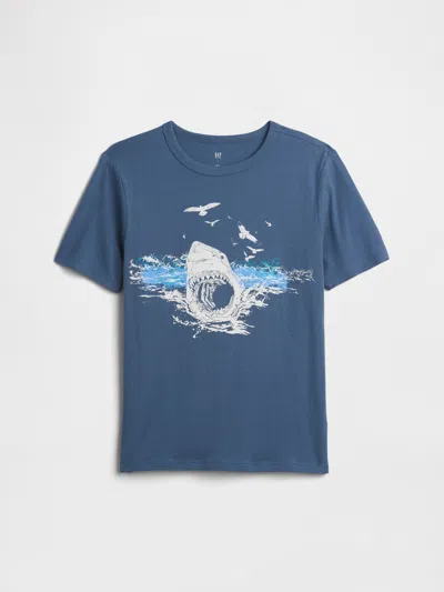 Gap Factory Kids Graphic T-shirt In Blue