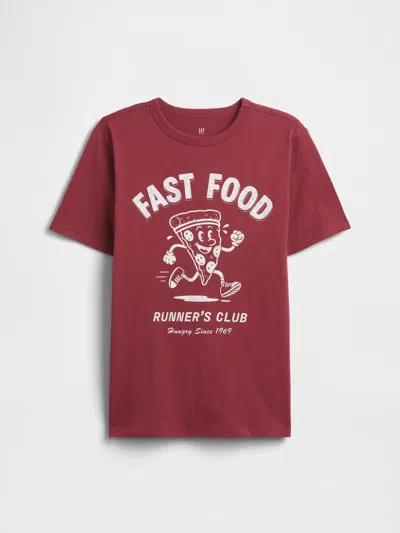 Gap Factory Kids Graphic T-shirt In Brown