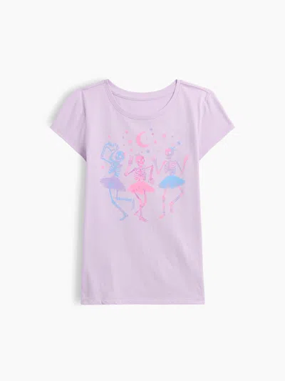 Gap Factory Kids Graphic T-shirt In Nostalgic Purple Lavender