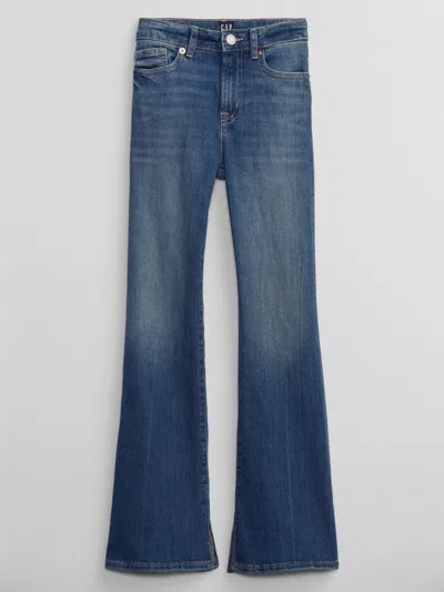 Gap Factory Kids High Rise '70s Flare Jeans In Blue
