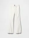 Gap Factory Kids High Rise '70s Flare Jeans In White