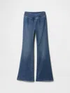 Gap Factory Kids High Rise Pull-on '70s Flare Jeggings In Blue
