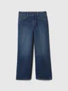 Gap Factory Kids High Rise Wide-leg Ankle Sweatpant Jeans In Blue
