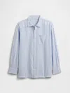 Gap Factory Kids Linen-blend Shirt In Multi