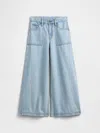 Gap Factory Kids Mid Rise Baggy Utility Jeans In Blue