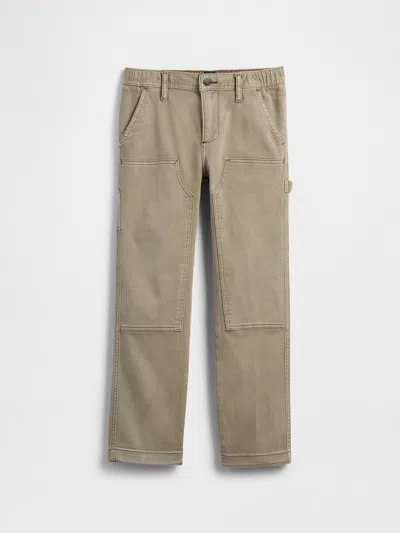 Gap Factory Kids Original Straight Carpenter Jeans In Brown