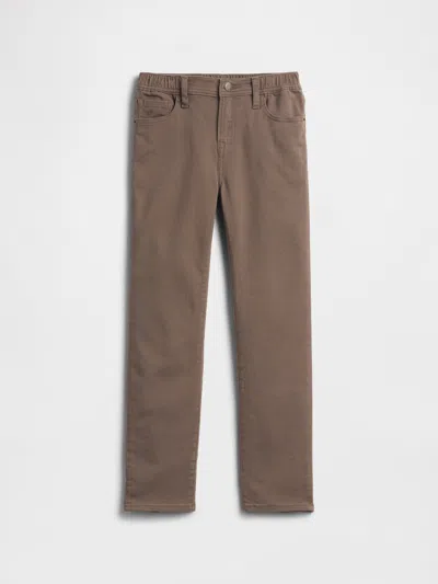 Gap Factory Kids Original Straight Jeans In Brown