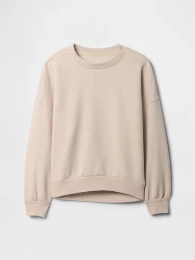 Gap Factory Kids Oversized Fleece Sweatshirt In Neutral