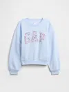 Gap Factory Kids Oversized Gap Graphic Sweatshirt In Blue