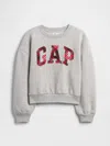 Gap Factory Kids Oversized Gap Graphic Sweatshirt In Gray