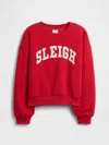 Gap Factory Kids Oversized Gap Graphic Sweatshirt In Red