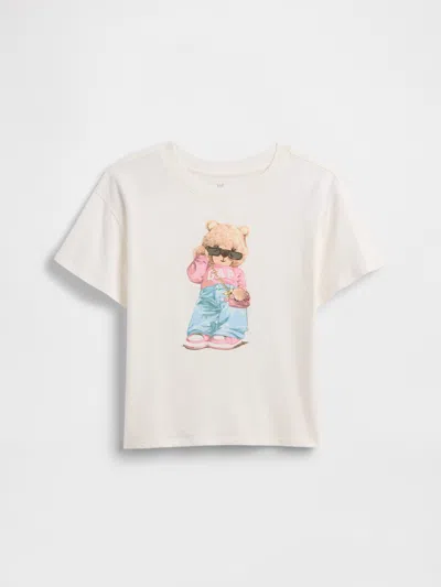 Gap Factory Kids Oversized Graphic T-shirt In Multi