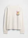 Gap Factory Kids Oversized Graphic T-shirt In Neutral