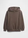 Gap Factory Kids Oversized Vintage Soft Hoodie In Brown