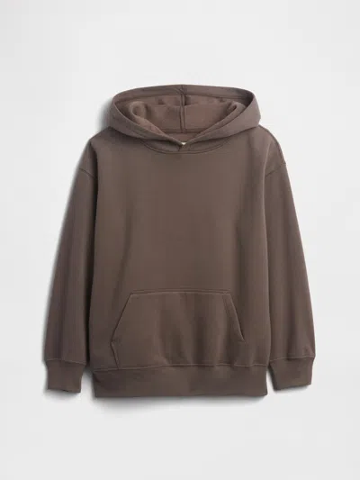 Gap Factory Kids Oversized Vintage Soft Hoodie In Brown