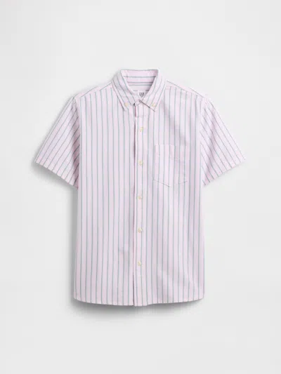 Gap Factory Kids Oxford Shirt In Pink