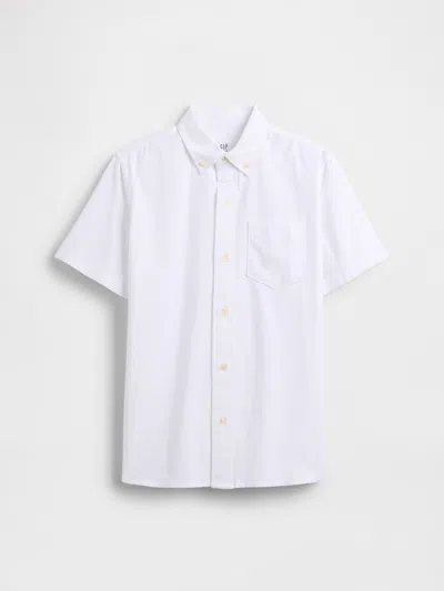 Gap Factory Kids Oxford Shirt In White