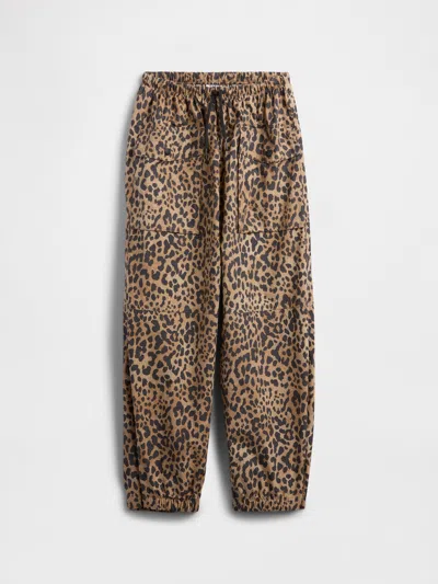 Gap Factory Kids Parachute Cargo Pull-on Pants In Brown
