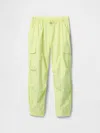 Gap Factory Kids Parachute Cargo Pull-on Pants In Green