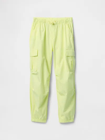 Gap Factory Kids Parachute Cargo Pull-on Pants In Green