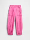 Gap Factory Kids Parachute Cargo Pull-on Pants In Pink