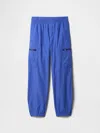 Gap Factory Kids Parachute Zip-cargo Pull-on Pants In Blue