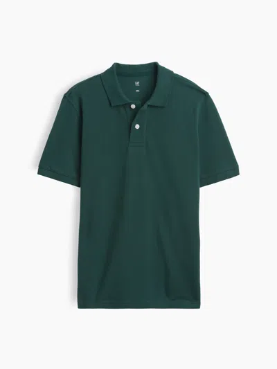 Gap Factory Kids Pique Polo Shirt Shirt In Green