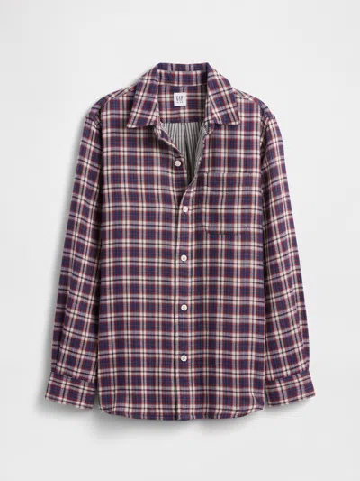 Gap Factory Kids Plaid Shirt In Multi