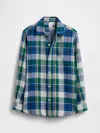 Gap Factory Kids Plaid Shirt In Multi