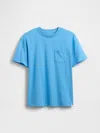 Gap Factory Kids Pocket T-shirt In Blue