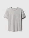 Gap Factory Kids Pocket T-shirt In Gray