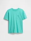 Gap Factory Kids Pocket T-shirt In Gray