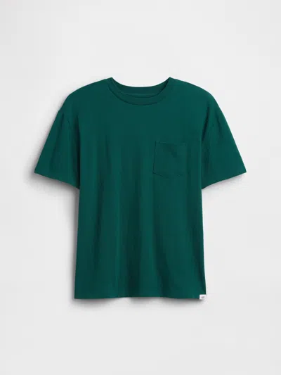 Gap Factory Kids Pocket T-shirt In Blue