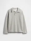 Gap Factory Kids Polo Shirt Sweatshirt In Gray