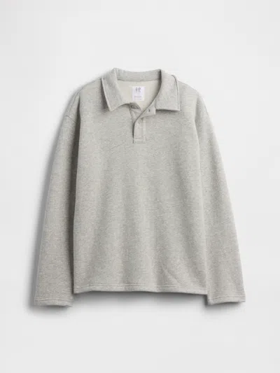 Gap Factory Kids Polo Shirt Sweatshirt In Gray
