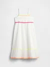 Gap Factory Kids Poplin Midi Dress In White