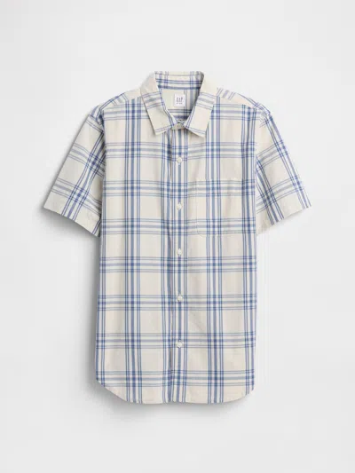 Gap Factory Kids Poplin Shirt In White