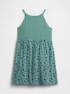 Gap Factory Kids Print Dress In Green